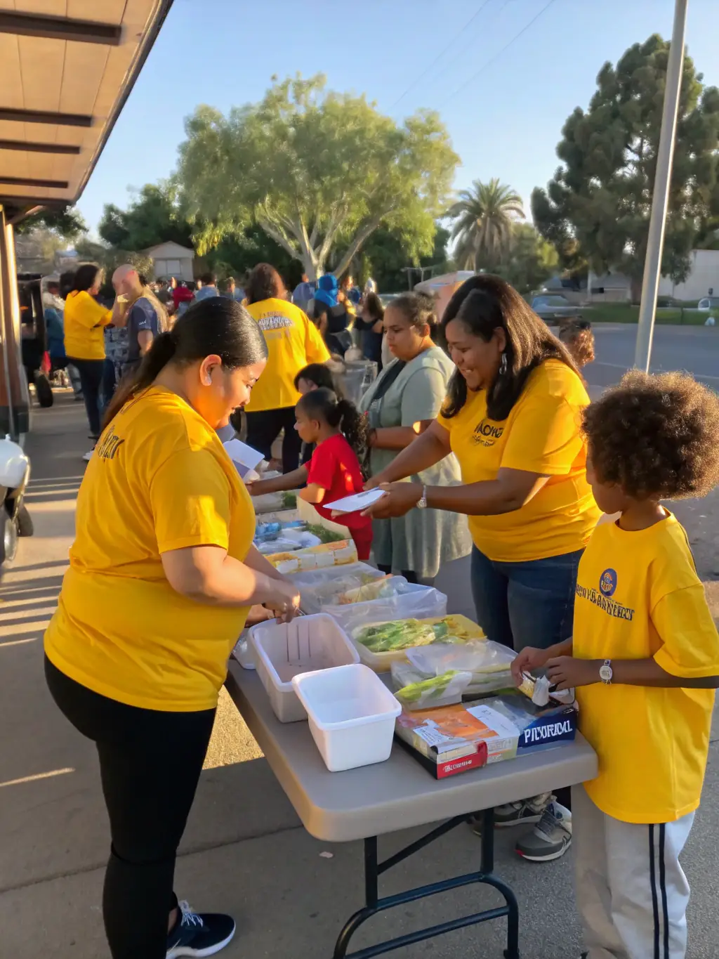 A picture of a community outreach program where COLORADO STAFF is providing musical instruments and education to underserved communities, emphasizing the organization's mission to make music accessible to all.